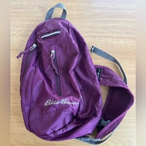 Eddie Bauer Plum Purple Day Backpack